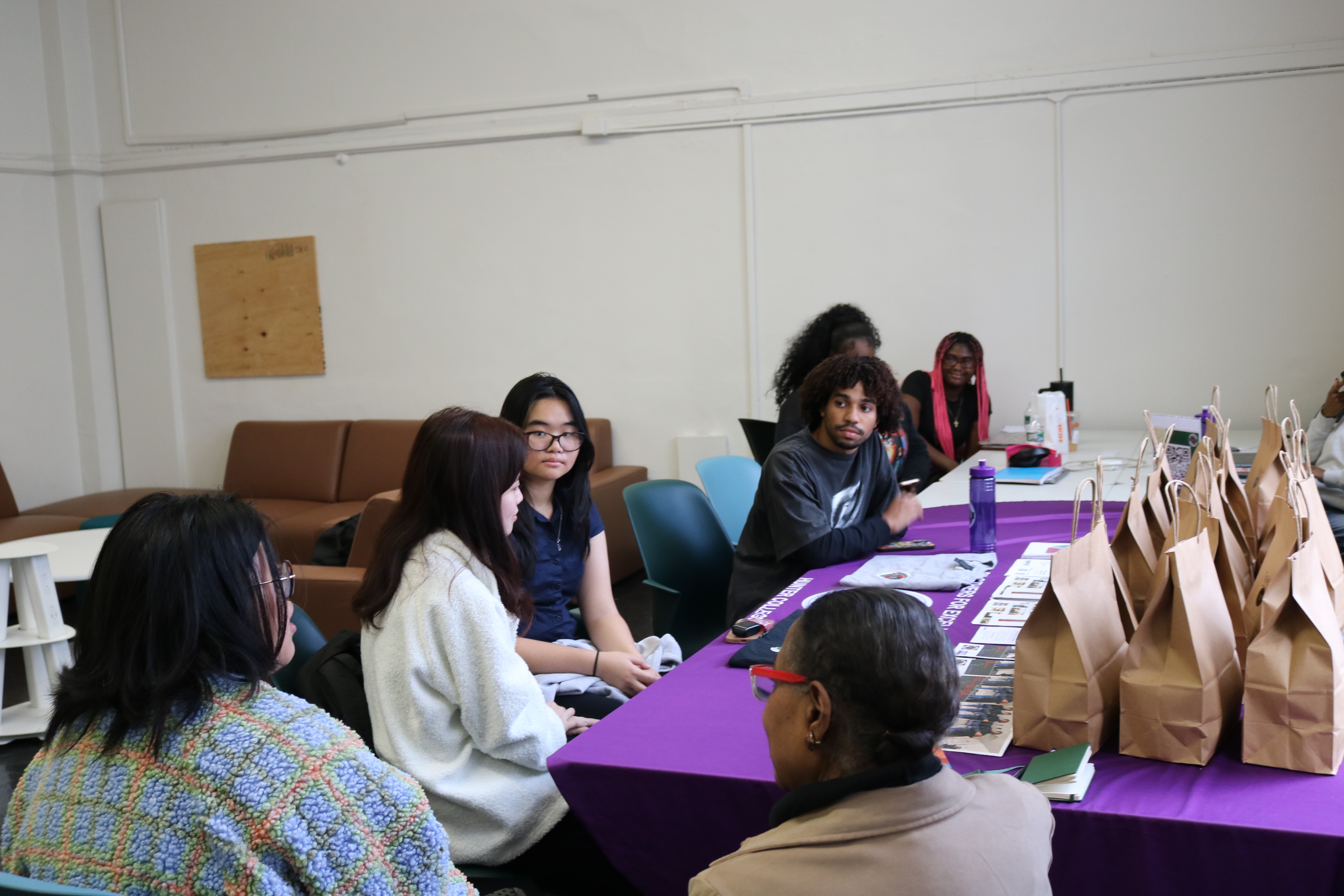 Students at Essay Writing Workshop